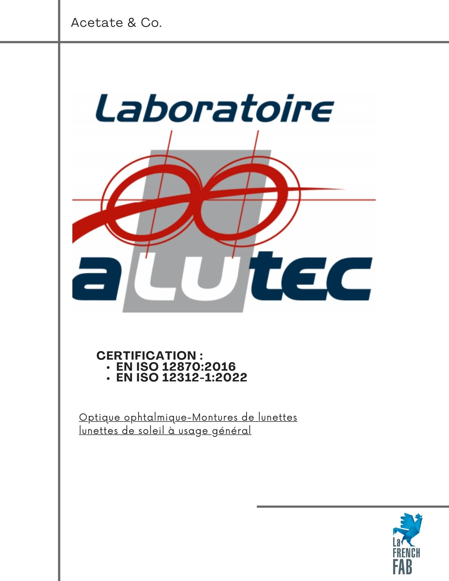 du bio-acétate français